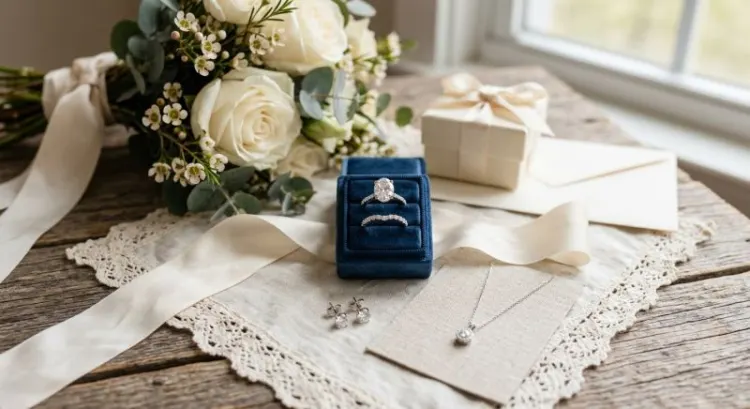Bijoux de mariée : comment accorder parure, robe et budget sans fausse note le jour J