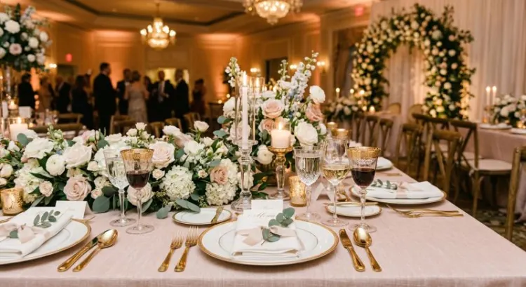 Location de mobilier et vaisselle de mariage : tables, chaises, arts de la table et tarifs
