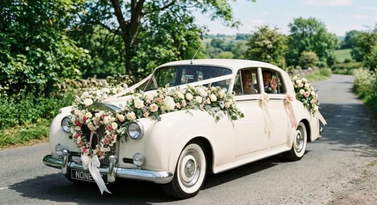 Location de voiture de mariage : modèles, tarifs et options avec chauffeur